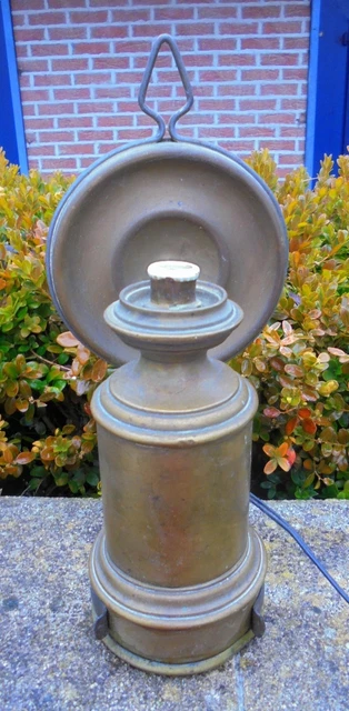Ancienne Lampe  Applique Murale Style  Marine En Laiton  D3049