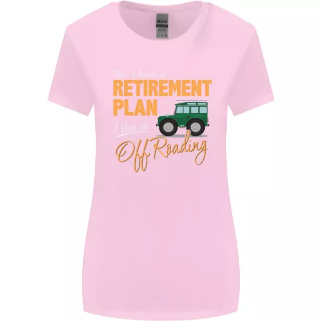 T-shirt da donna taglio più largo Retirement Plan Off Roading 4X4 Road divertente 4