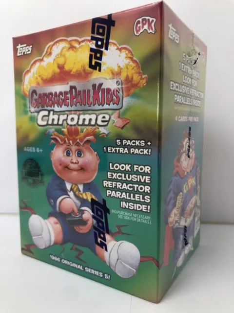 2022 Garbage Pail Kids Chrome Blaster Box- 1986 original Series 5- IN-HAND!!