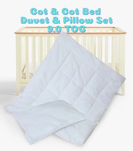 Juego de edredón y almohada cama para bebé pequeño junior 9,0 tog
