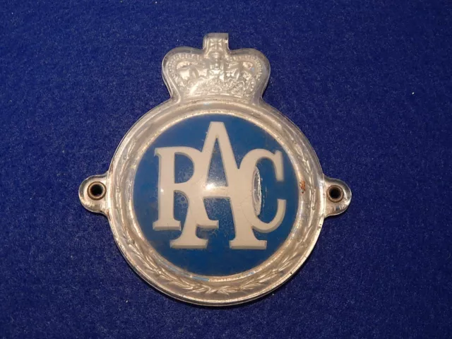 Rac Royal Automobile Club Car Bumper Grille Badge - Plastic Front