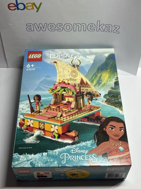 LEGO DISNEY PRINCESS 43210 Moana's Wayfinding Boat Complete with ...