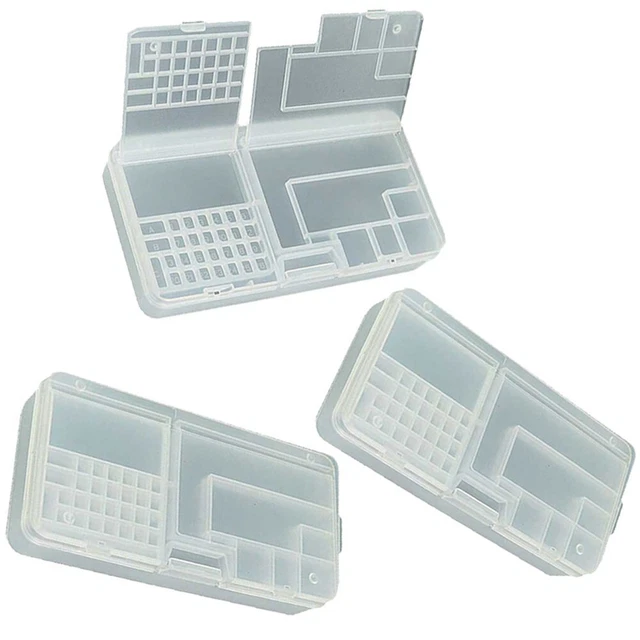 Klarer Kunststoff Schraubenhalter Box Organizer für Schreibwaren und kleine Wer