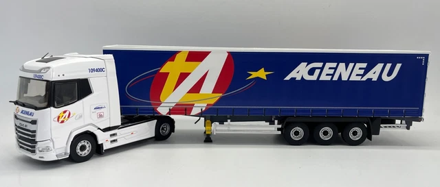 Camion MAN Semi-remorque Eligor 1/43 - Transports Ageneau (Chereau) - DV7722