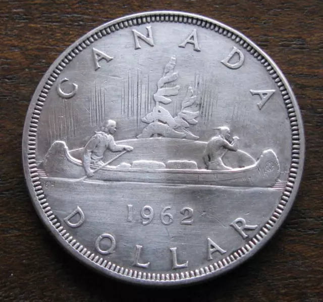 Zaldi2010 . Canada , 1 Dollar De 1962 . Plata