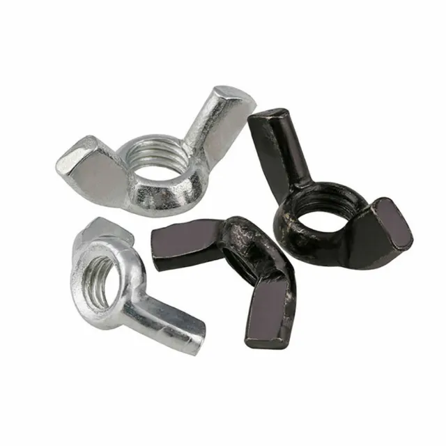Butterfly Wing Nuts M3 M4 M5 M6 -M12 Hand Tighten Thumb Nuts Zinc Plated DIN315