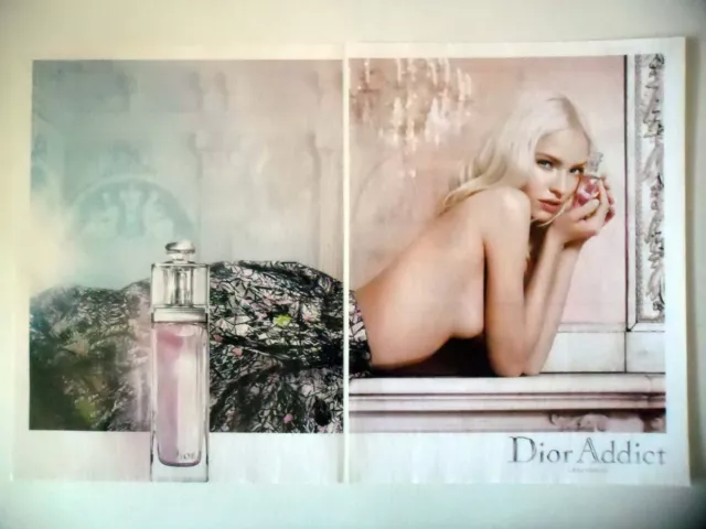 PUBLICITE-ADVERTISING :  DIOR Addict Eau Fraiche [2pages] 2015 Sasha Luss,Parfum