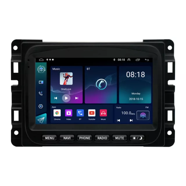 7'' Car Stereo Radio GPS For Jeep Compass 2017-2020 Renegade 2015-2022 Carplay 2