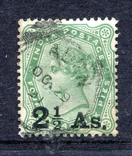 Aden: India 1891 2½as. On 4as.6p yellow-green used with ADEN cancel. Z58