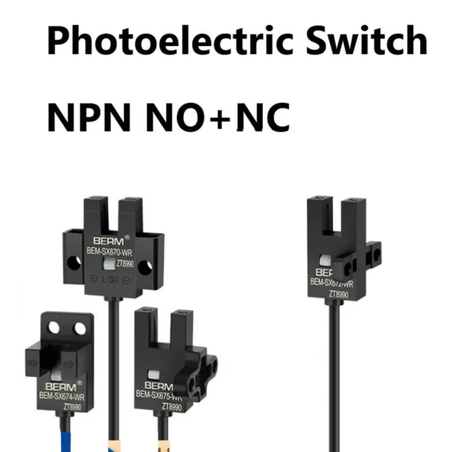 Commutateur de proximit�� sortie NPN 1 m cable capteur utype interrupteur photo