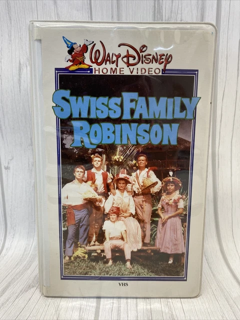 RARE SWISS FAMILY Robinson VHS By Walt Disney Home Video Original Case ...