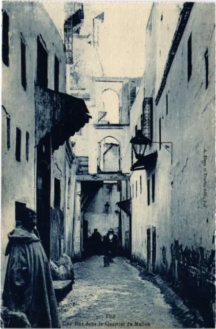 CPA AK MOROCCO FEZ - Street in the Quartier du Mellah (93003)