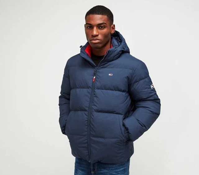 TOMMY JEANS ESSENTIAL Down Jkt Winter Jacket Men S Down Jacket Quil Clothing NEW 107.38 PicClick UK