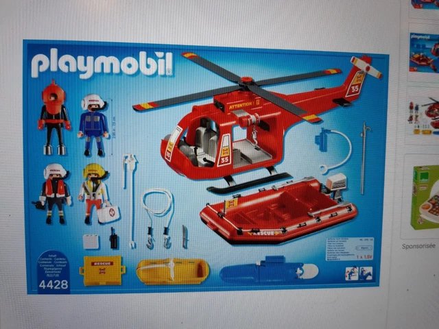 Playmobil City Action 4428 Helicoptère de secours | Kaufen auf Ricardo