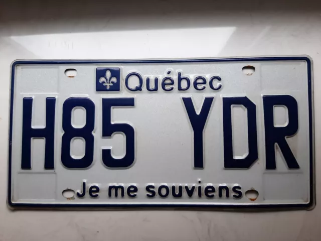 Kanada Kennzeichen aus Québec, Nummernschild, Licence Plate