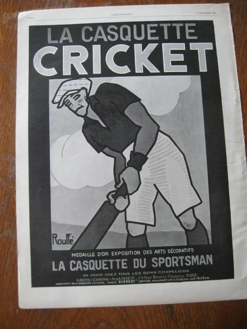Publicité Ancienne - Casquette La Torpédo 1925 - Originale Issue De Magazine - 29x37cm