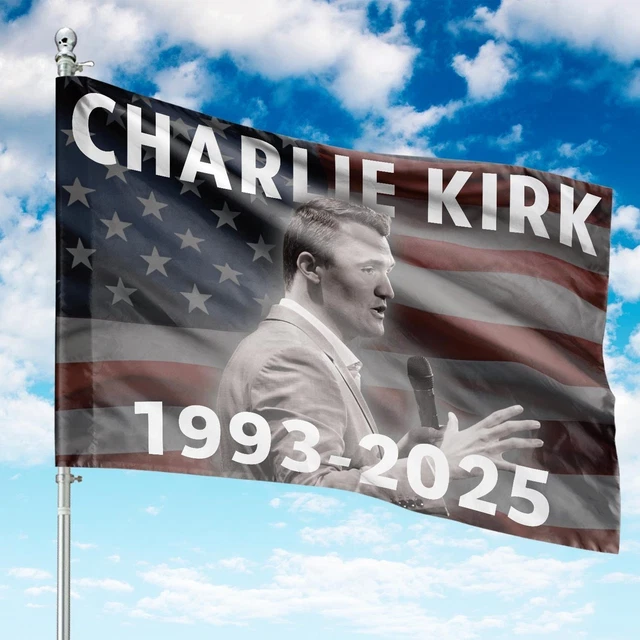 Autocollant Vinyle Charlie Kirk HERO 3x5 Pouces - Décalcomanie Multicolore Pour Voiture, Vitre, Bumper