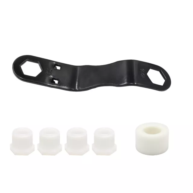 RV Water Heater Drain Plug Kit Include Angled Wrench 4Pcs 1/2" NPT Replacement
