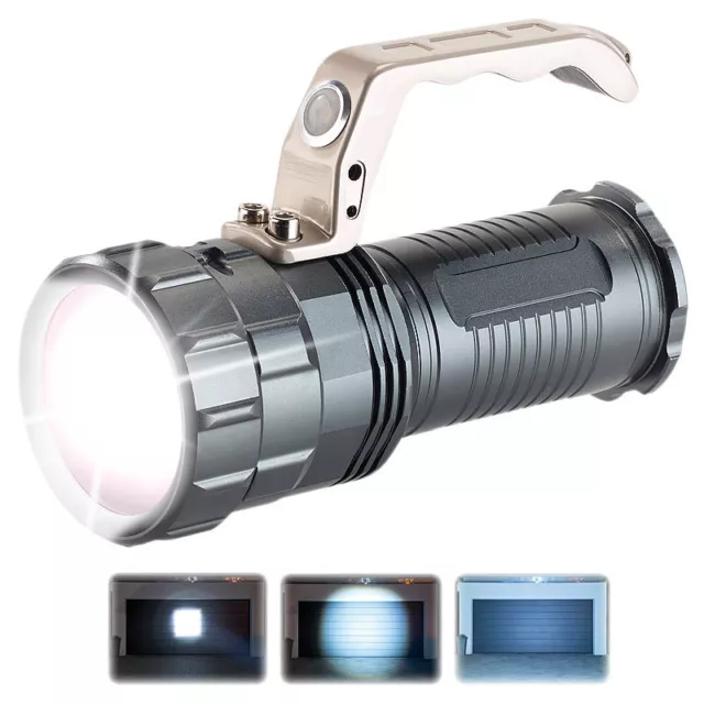 KryoLights Extrahelle Akku-LED-Handlampe TRC-410 CREE LED, 400lm, 10W, IP44