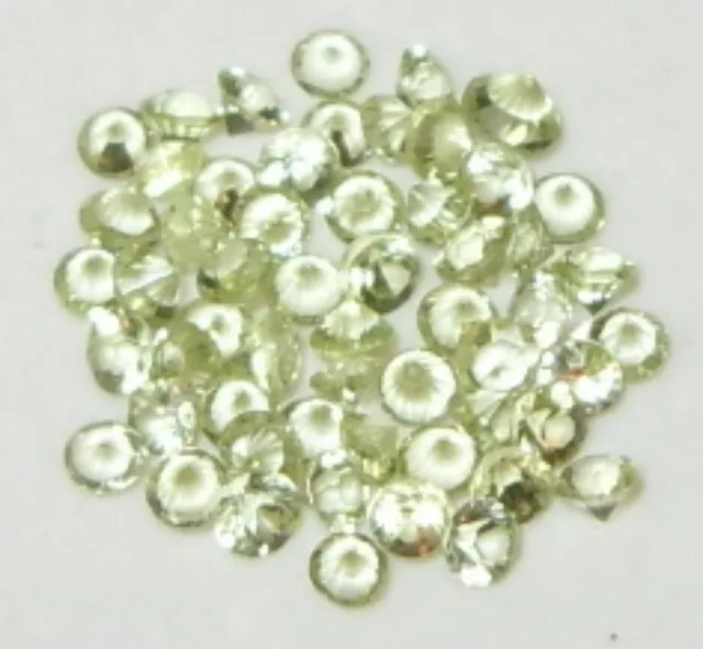 1ct Lot 56 Stones Chinese Mongolian Peridot Round Accent 1.5-2mm WoW *$1NR*