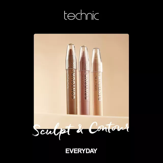 Technic Contour Stix Creme Set - 3er-Pack Konturieren, Verdecken... 3