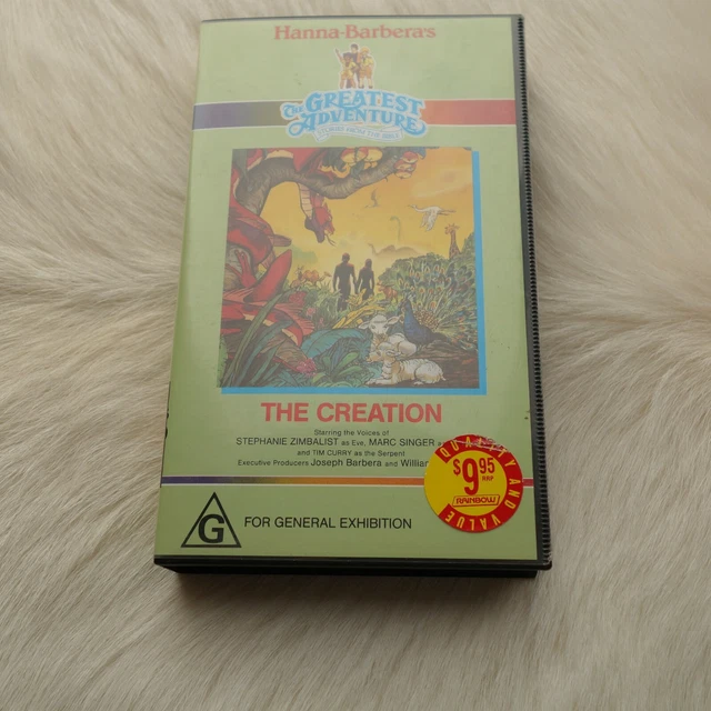 THE GREATEST ADVENTURE The Creation VHS Bible Stories Vintage Childrens