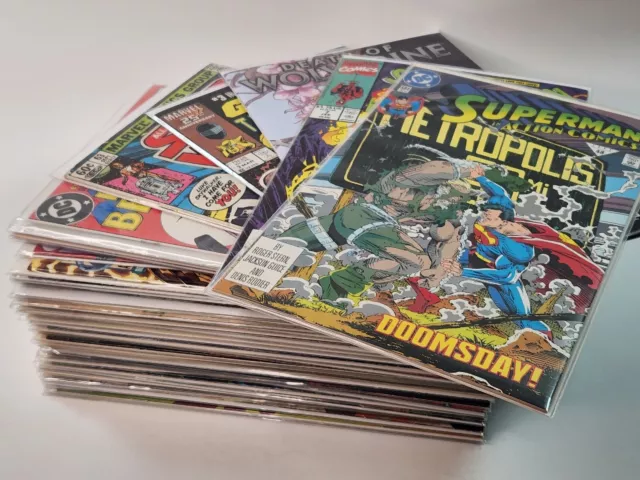 Comic Book Lot of 45 Books Bagged/Boarded - Marvel, DC, Image, Independent