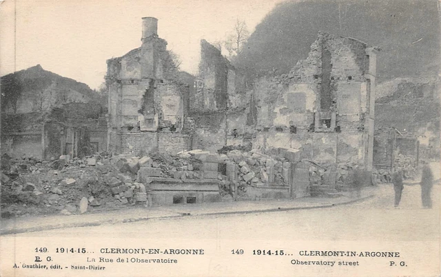 CPA CLERMONT-en-ARGONNE - la rue de L'Observatoire