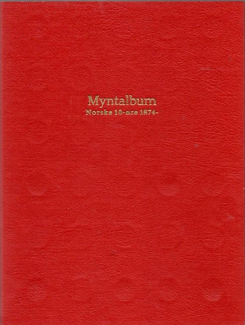 Norway -  Coin album with old 10 ører 1874-1985!