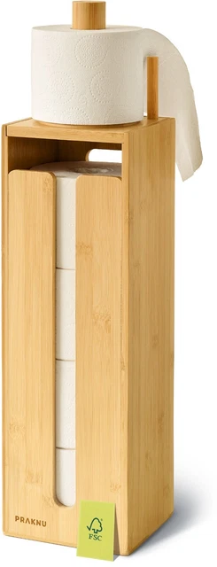 aldi badmöbel bambus WAOHO Standregal Küchenregal Badregal Bambus Standregal,7Ablagefächer, –  Waoho main image 0