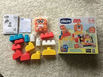 Costruzioni 1-6 anni Chicco CHICCO 15 Pezzi. Gioco # CANE & GATTO 
