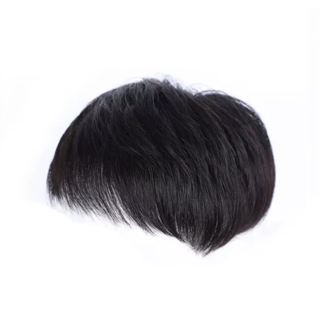 pelucas de natural Fake Hair Pieces Toupee Clips Men Human Hair Toupee Male