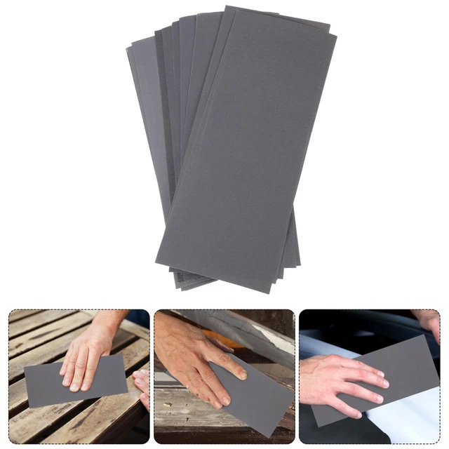 Carta Vetrata Savy A Grana Media - 4 Fogli 230x280 Mm, Per Legno, Vernici E Materiali Teneri