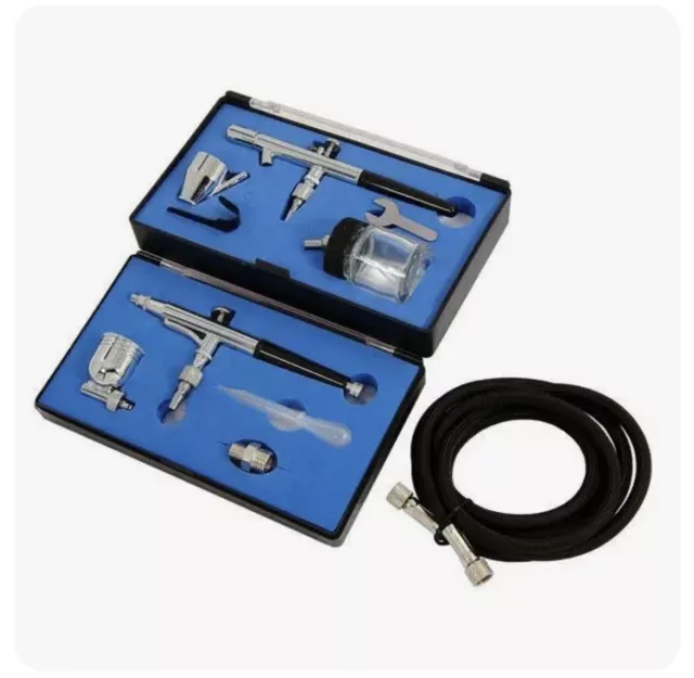 Mini Airbrush Kit -Ideal For Crafts Arts Hobbies Model Airbrushing Tool (CT3746)