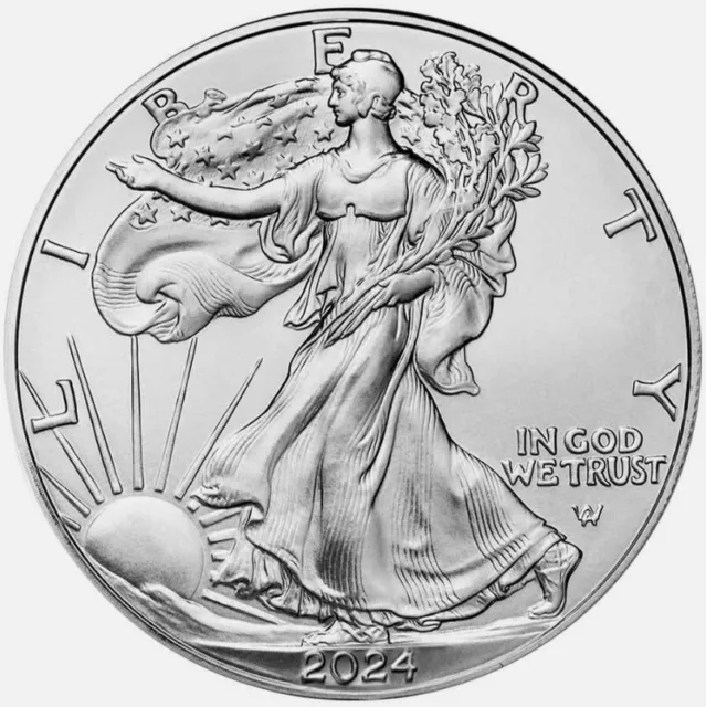 2024 1-oz Silver American Eagle GEM BU