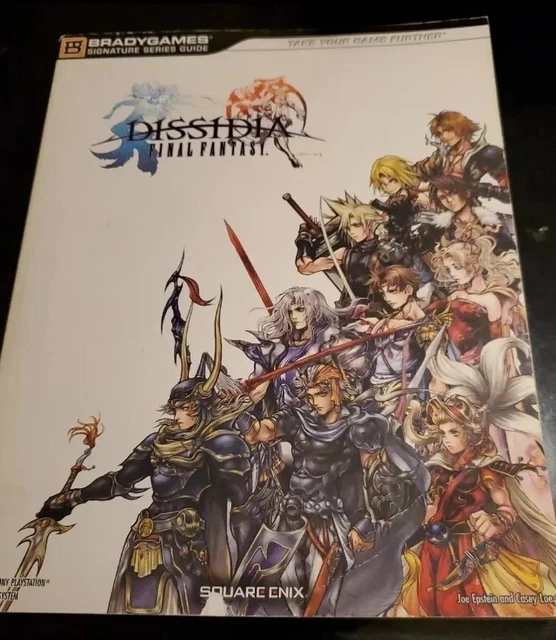Dissidia: Final Fantasy Strategy Guide with Poster - PlayStation Portable PSP
