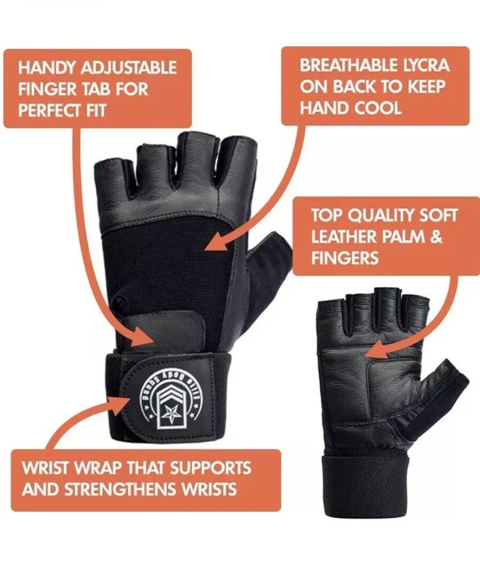 Gants de levage de poids taille L 4