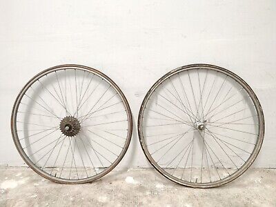 Ambrosio RUOTE BICICLETTA CORSA CERCHIO AMBROSIO ELITE MOZZO MICHE REGINA COPERTONCINI 