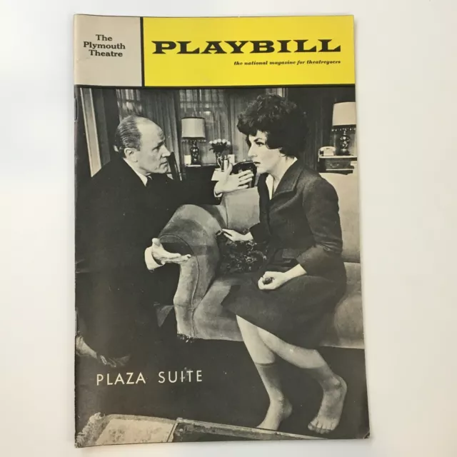 1969 Playbill The Plymouth Theatre Maureen Stapleton in Plaza Suite MIke Nichols