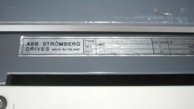 ABB STROMBERG DRIVES Sami ministar modello SAMI 04 MB4-M2 inverter in alternata 3