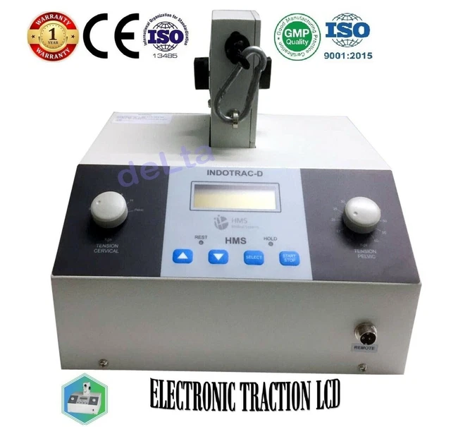 Advanced LCD Display Cervical & Lumbar Traction Indotrac D cervical and pelvic %