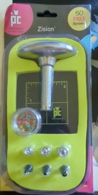 ¡NUEVO! Colocador de ojales silencioso Zion + estuche juego de 8 piezas + 50 ojales Provo Craft