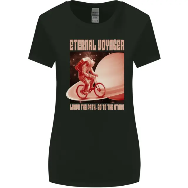 Eternal Voyager Ciclismo Bicicletta Ciclisti Donna più Ampia Taglio T-Shirt