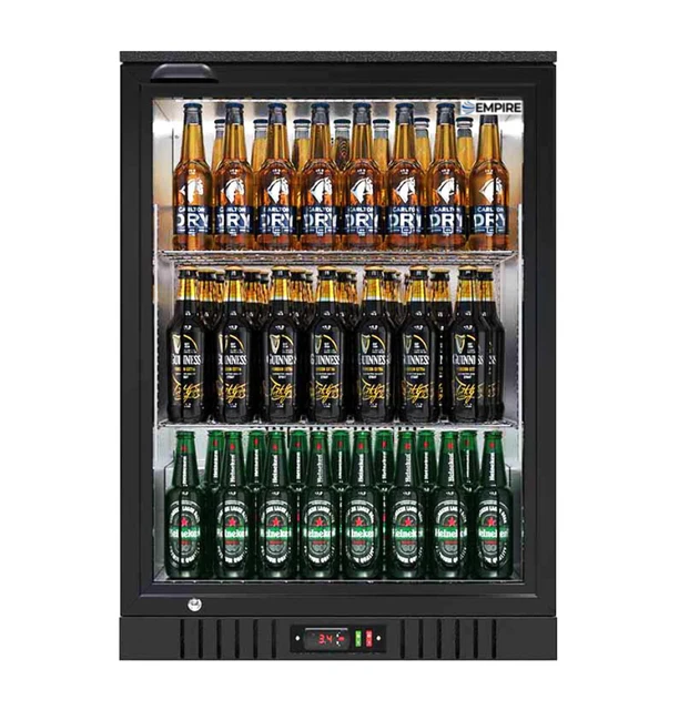 Commercial Single Door Display Bottle Back Bar Cooler Chiller Beer Wine Fridge