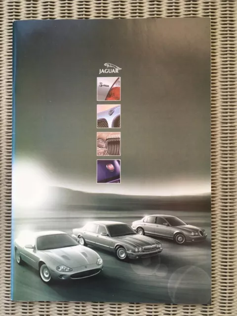 Jaguar S-Type, Daimler, XJ, XJ8, XJR, Sovereign, XK, XKR Car Sales Brochure