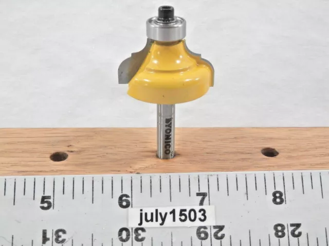(1) NEW  Yonico 3/16 R Classical Ogee Edge Profile Carbide Tip Router Bit y2