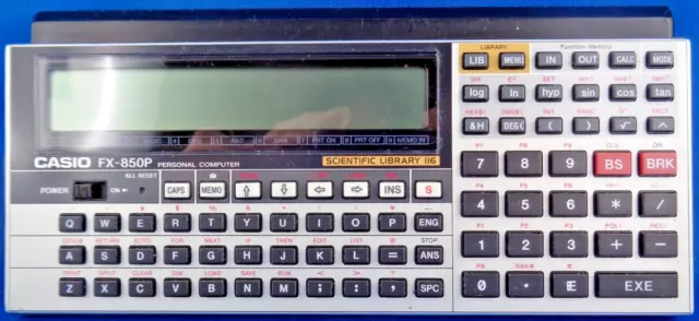 Casio Pocket Computer Fx-850P (+ Schutzcover) ❌ Für Bastler