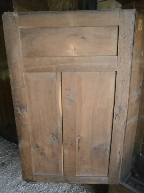 Antique period oak linen/livery cupboard