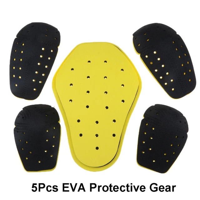 5 pz EVA Pad Protezione Schiena Spalla Gomito Schiena Corsa Safety-Bike Guida