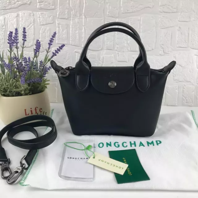 Longchamp Le Pliage Neo XS Black Shoulder Tote Bag 3 Way Bag Japan